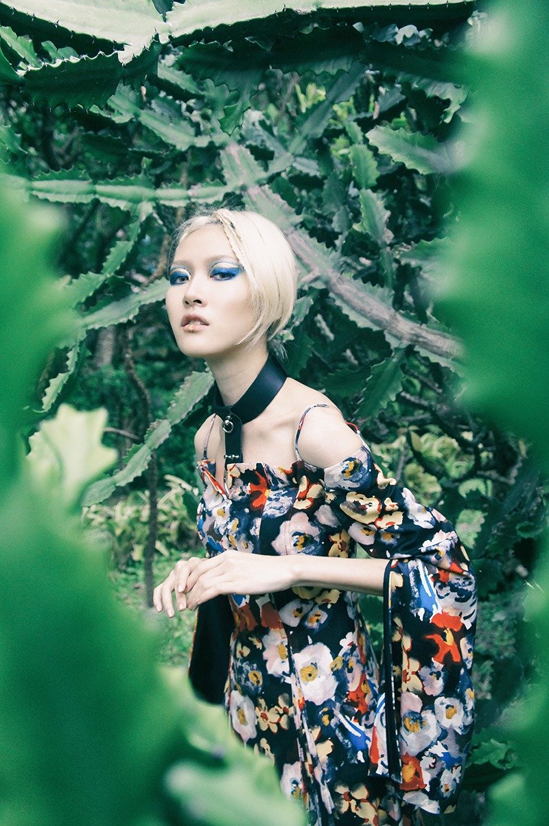 夢境花園開袖長禮服 - 其他 - 聚酯纖維 多色