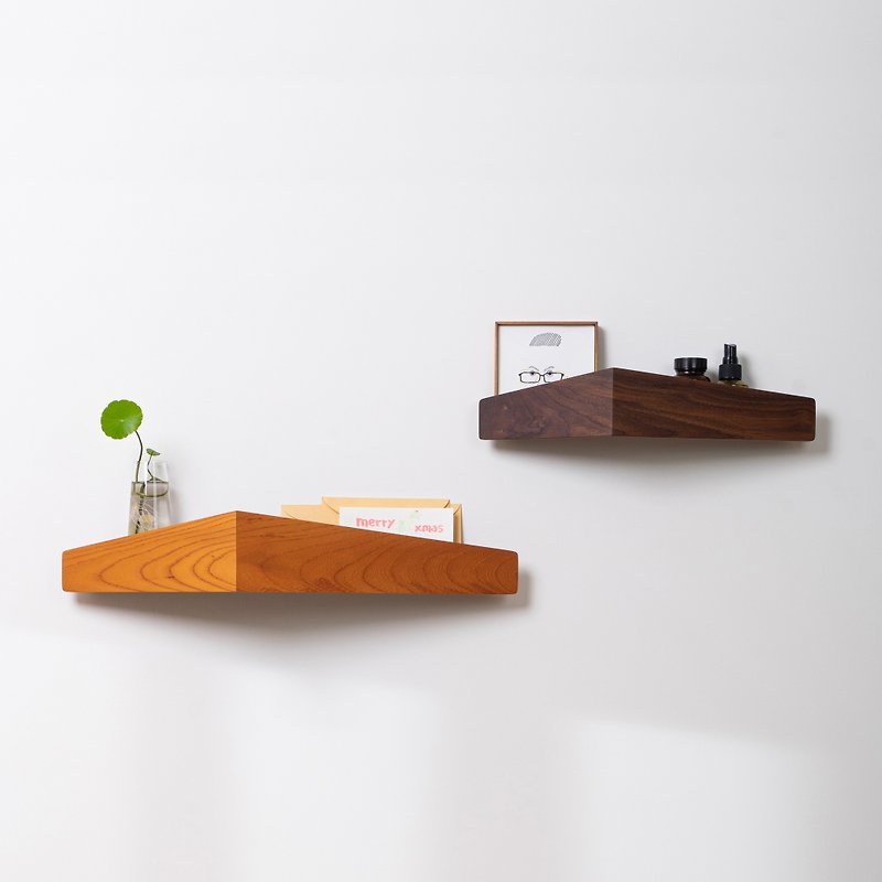 牆上風景 - 木頭版 - 層架/置物架/置物籃 - 木頭 咖啡色
