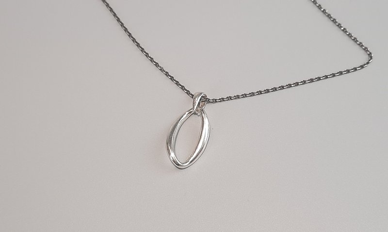Sterling Silver Necklace/Designer Handmade Products/925 Silver/Cocoa Bean Series - สร้อยคอ - เงินแท้ สีเงิน