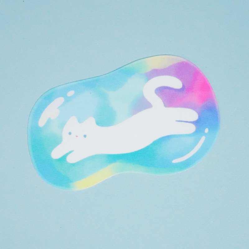 Clear stickers (soap bubbles) - สติกเกอร์ - วัสดุกันนำ้ หลากหลายสี