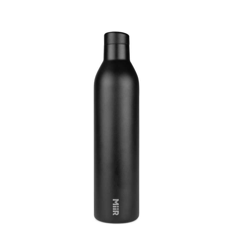 MiiR Double Wall Vacuum Insulated Wine Bottle - 750ml / 25.3oz  Black - Vacuum Flasks - Stainless Steel Black