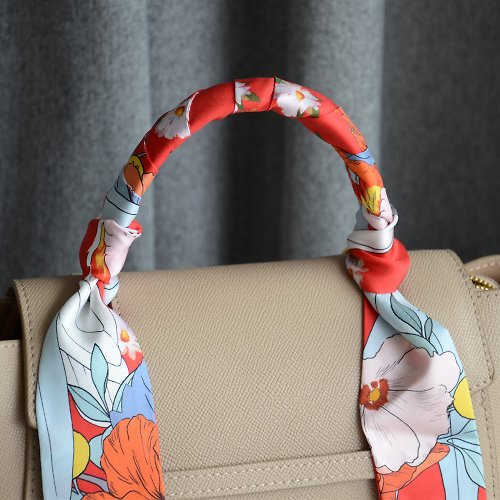 20PCS Twilly Fashion Bag Handbag Handle Ribbon Silk Scarf 