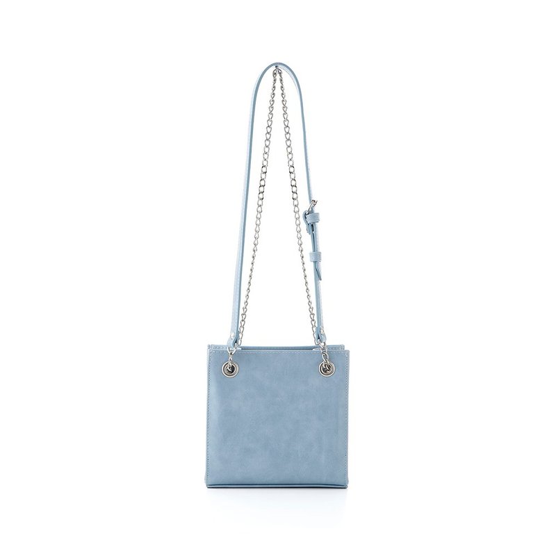 Donkie Made in Korea Bag styles D1110 SKY BLUE - กระเป๋าแมสเซนเจอร์ - หนังเทียม 