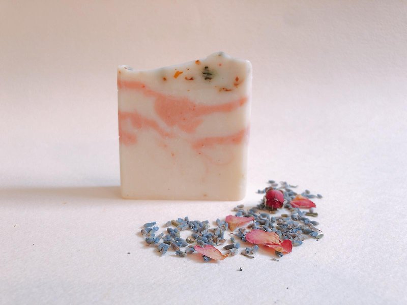 薰衣草玫瑰甜睡皂 - 你是我的茶系列 - 化妝掃/鏡子/梳子 - 新鮮食材 白色