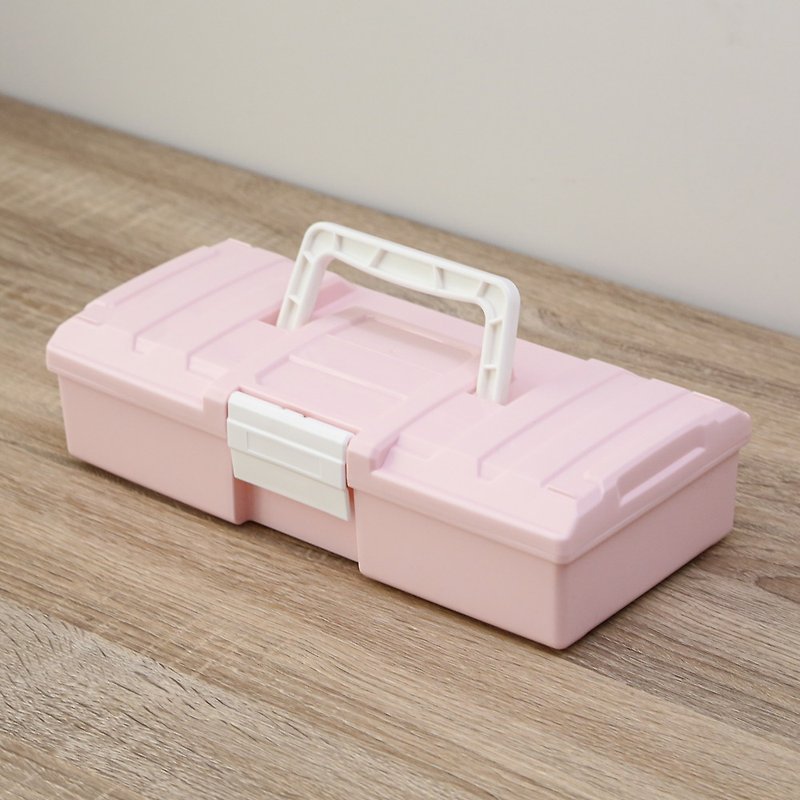 [Wei Man] Shude Fashionable Free Stacking Furniture Storage Tool Box - Storage - Plastic Pink
