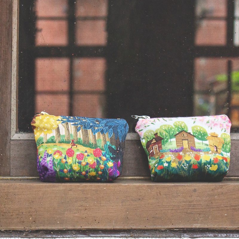 [Buyang] Recycled Coin Purse Fairy Tale Series = Recycled Plastic Bottles = Environmental Protection and Plastic Reduction - Toiletry Bags & Pouches - Eco-Friendly Materials Multicolor