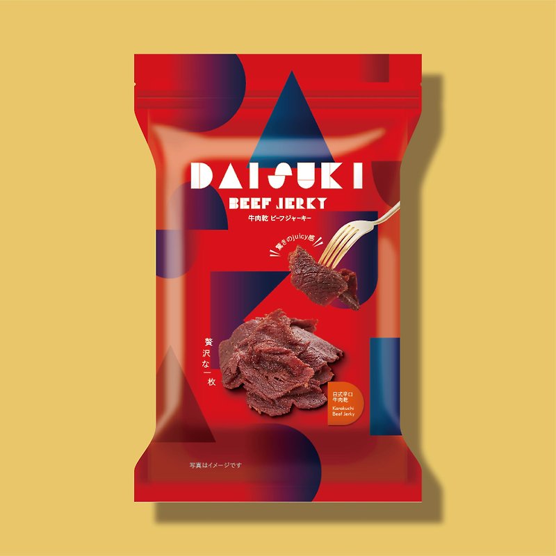 Japanese spicy beef jerky - lightweight ziplock bag (150g) - Dried Meat & Pork Floss - Fresh Ingredients Multicolor