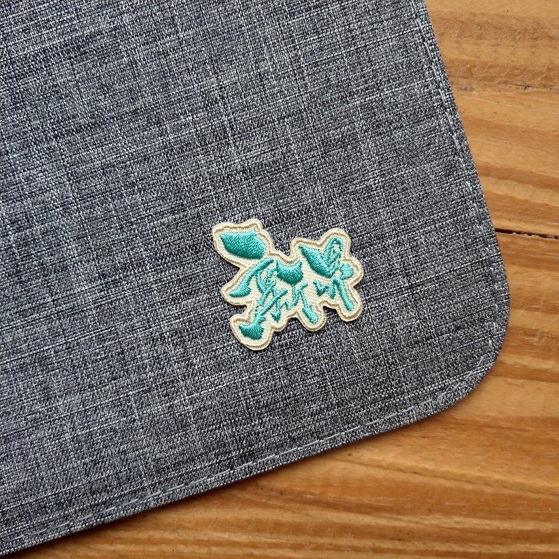 Embroidery stamp - New Territories - Badges & Pins - Thread Green
