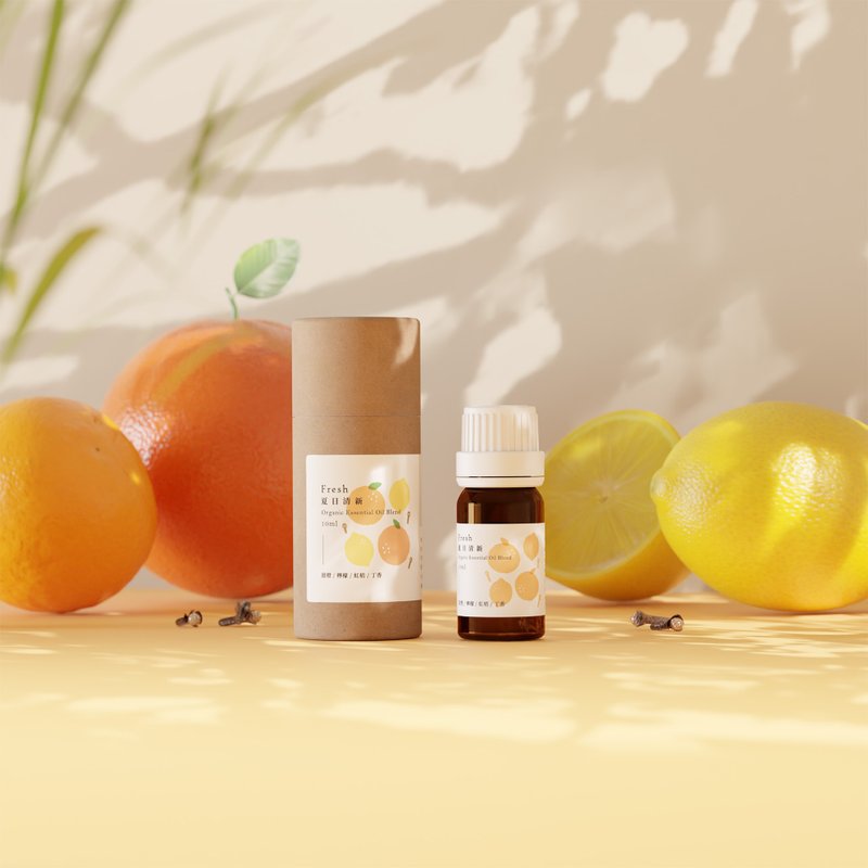 夏日清新 - 天然有機複方精油 10ml - 香氛/精油/擴香 - 植物．花 
