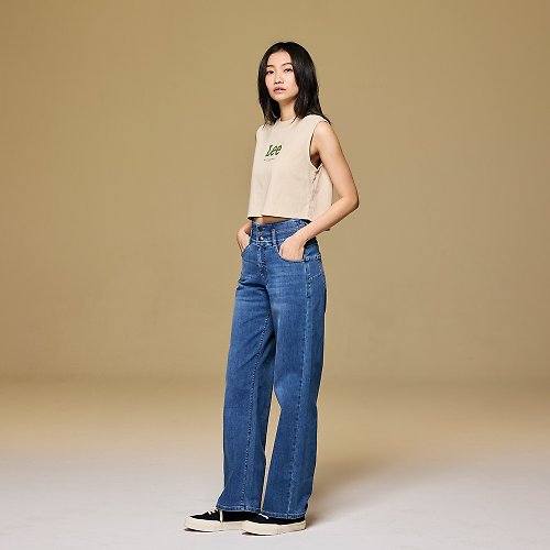 Lee Jeans TW Lee 女款 短版胸前小Logo休閒背心
