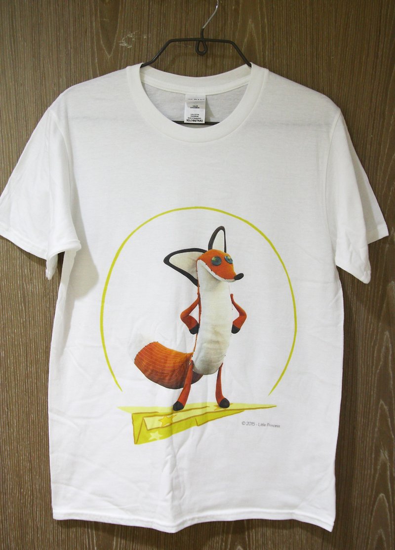 Little Prince Movie Edition License - T-shirt - เสื้อฮู้ด - ผ้าฝ้าย/ผ้าลินิน สีส้ม