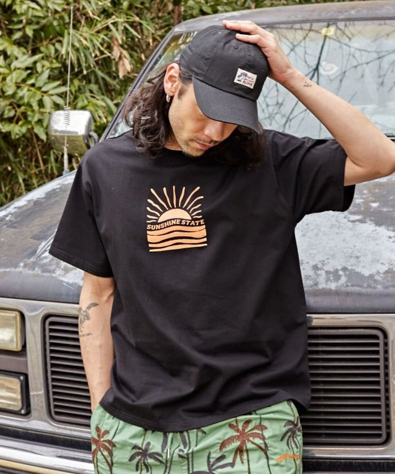 [Popular pre-order] SURF&Palms cool T-shirt double-sided printing anti-UV (6 colors) 46R-4202 - เสื้อยืดผู้ชาย - ผ้าฝ้าย/ผ้าลินิน 