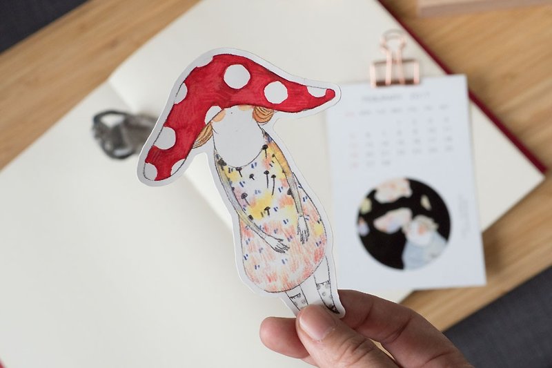 Mushroom girl - stickers | dodolulu - Stickers - Paper 