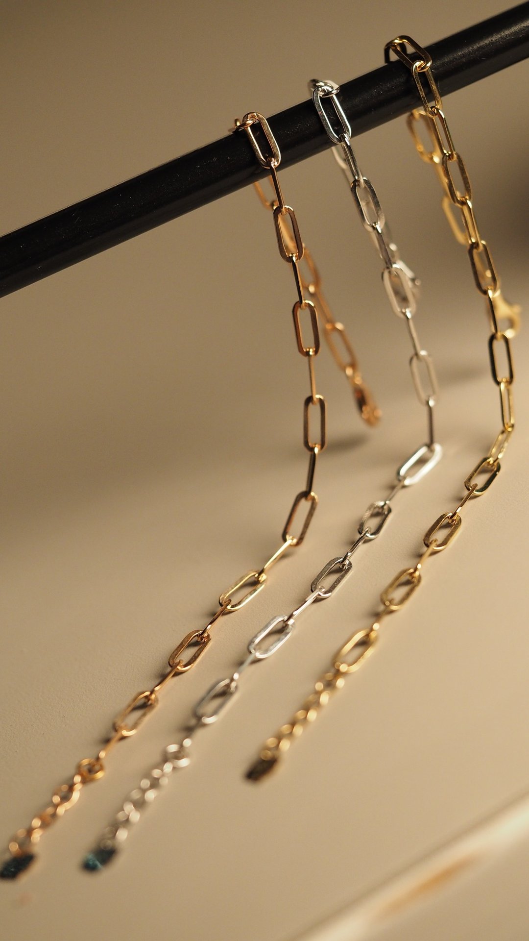 18K金環連手鏈  The Link Chain Bracelet - 手鍊/手環 - 貴金屬 