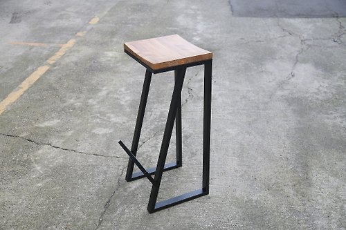 銳龍工藝設計 工業風方管鐵件高腳椅/邊桌椅/吧檯椅/台灣客製