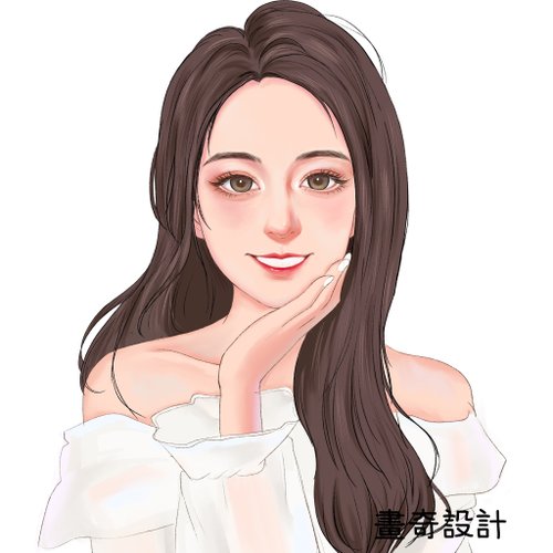 畫奇設計 似顏繪 客製化 人像畫 微寫實風 厚塗 情侶 寵物 全家福 情人節