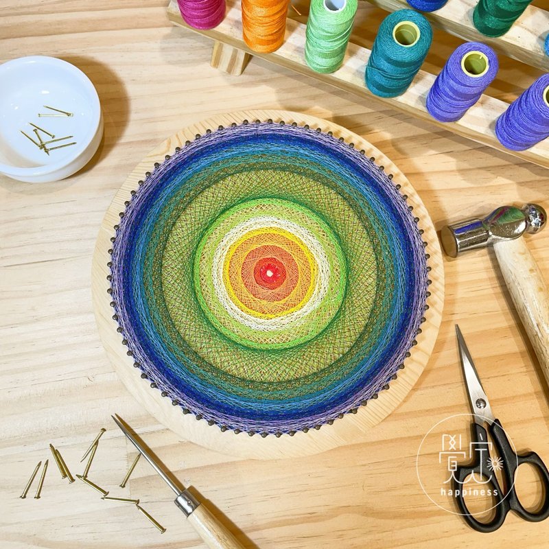 Stringart 藝術作品 - 擺飾/家飾品 - 其他材質 多色