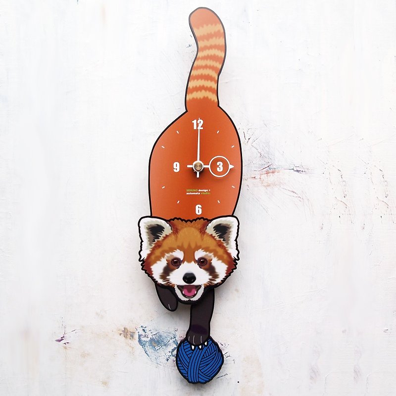 RP-02 Red panda - Pendulum clock - Clocks - Wood 