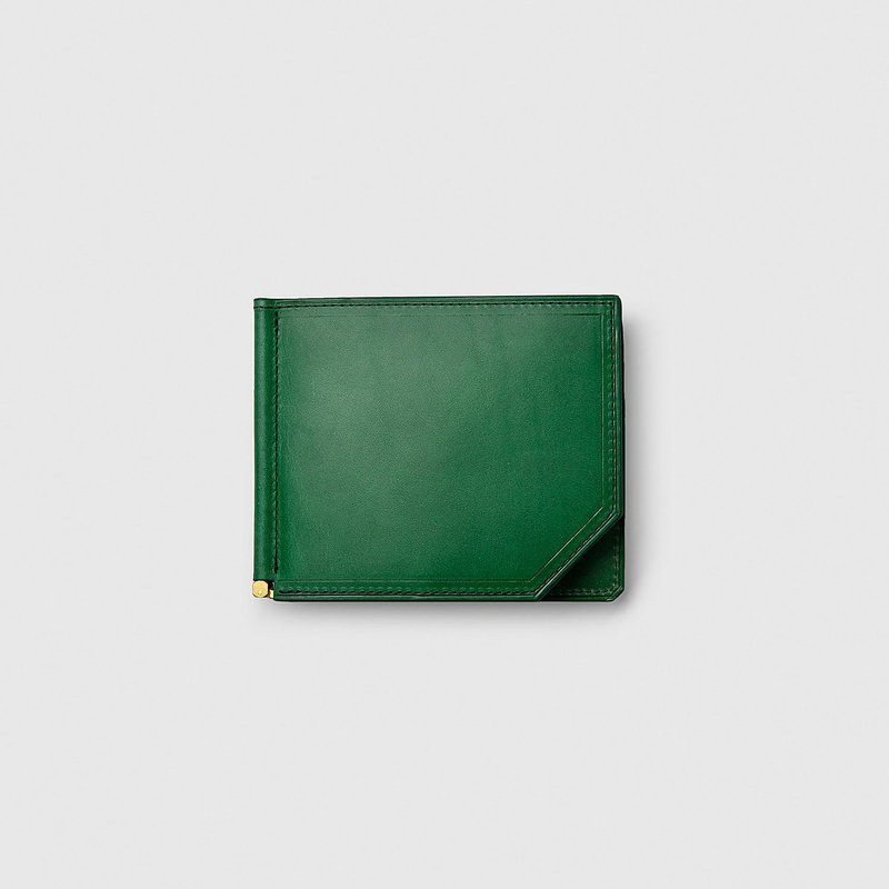 【福利商品】4U錢夾 綠色 微瑕商品出清 日本豐岡鞄 - 錢包/皮夾/長短夾 - 其他材質 