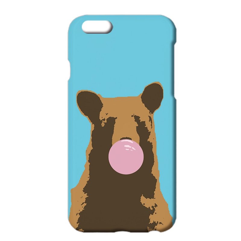 iPhone case / balloon gum / Bear - Phone Cases - Plastic Blue