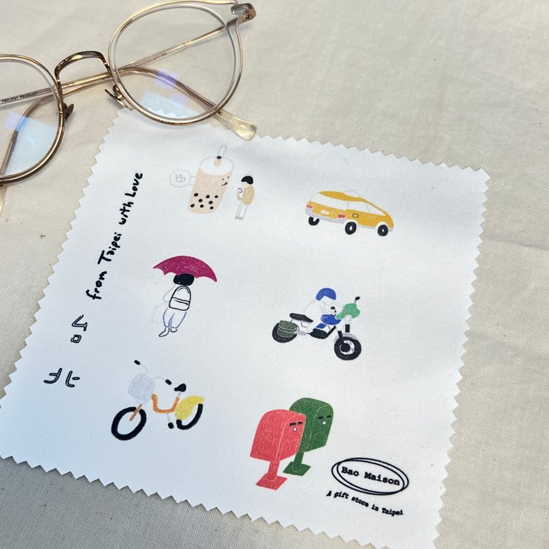 [Buy 6 Get 1 Free] Taipei Daily Lens Cleaning Cloth/Glasses Cloth Recommendations for Epidemic Prevention - Eyeglass Cases & Cleaning Cloths - Polyester 