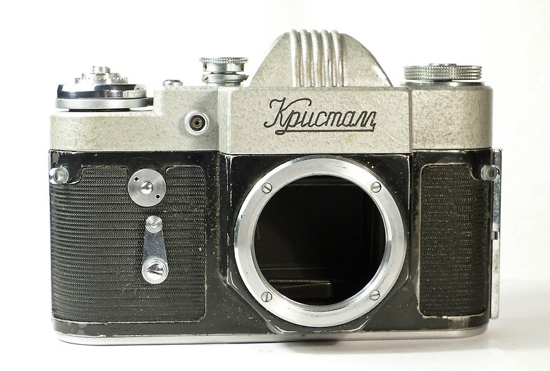 Crystal Kristal body USSR SLR 35mm film camera KMZ M39 mount - Cameras - Other Metals 