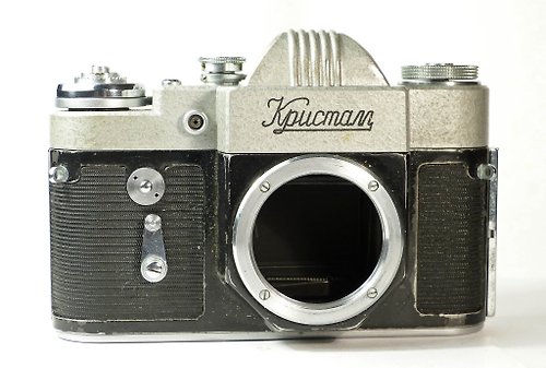 Russian photo Crystal Kristal body USSR SLR 35mm film camera KMZ M39 mount