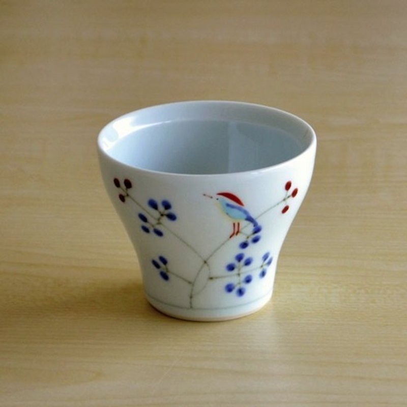 錦鳥と木の実　新煎茶 - 咖啡杯/馬克杯 - 陶 