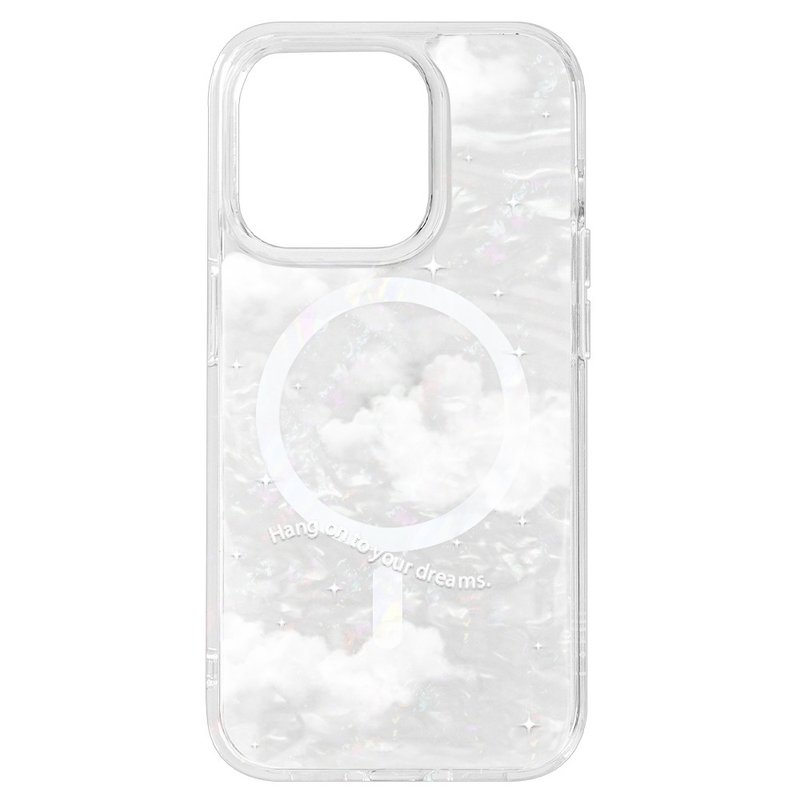 Dreamland Daydream Cloud iPhone 16 15 14 13 pro max anti-fall phone case - Phone Cases - Shell Transparent