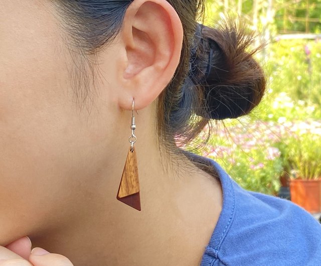 Wood earring sale designs