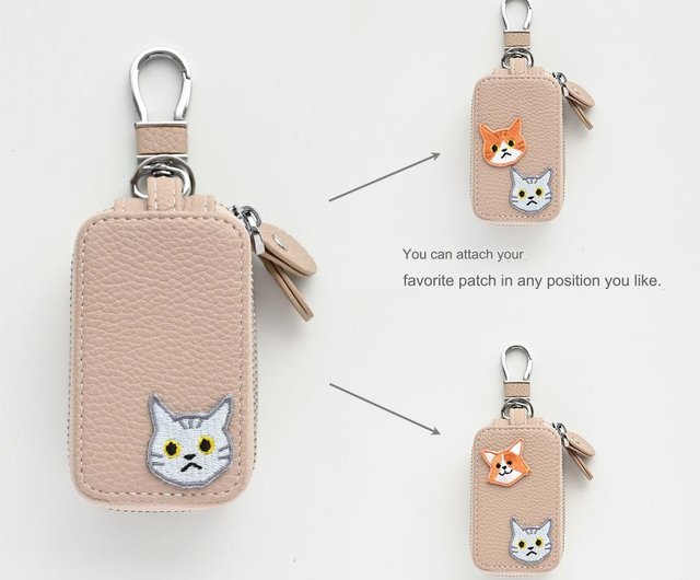 6個セット　ネコマグバンド　ワッペン  ２枚　猫屋オリジナル 刺繍 ワッペン 単品 【 猫 犬 その他 】 シール&アイロン両用