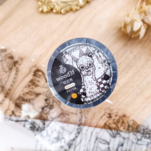 木田森果 wood3f NO.375草泥馬Huacaya / 紙膠帶 Masking Tape