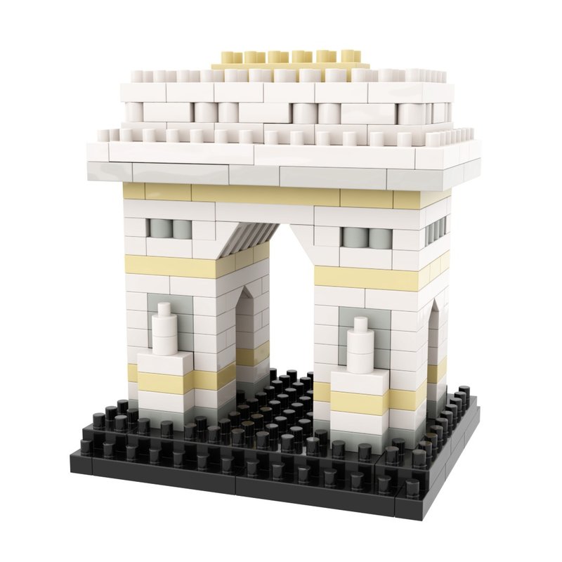 Archbrick Arc de Triomphe Brick Nanoblock - ตุ๊กตา - พลาสติก หลากหลายสี