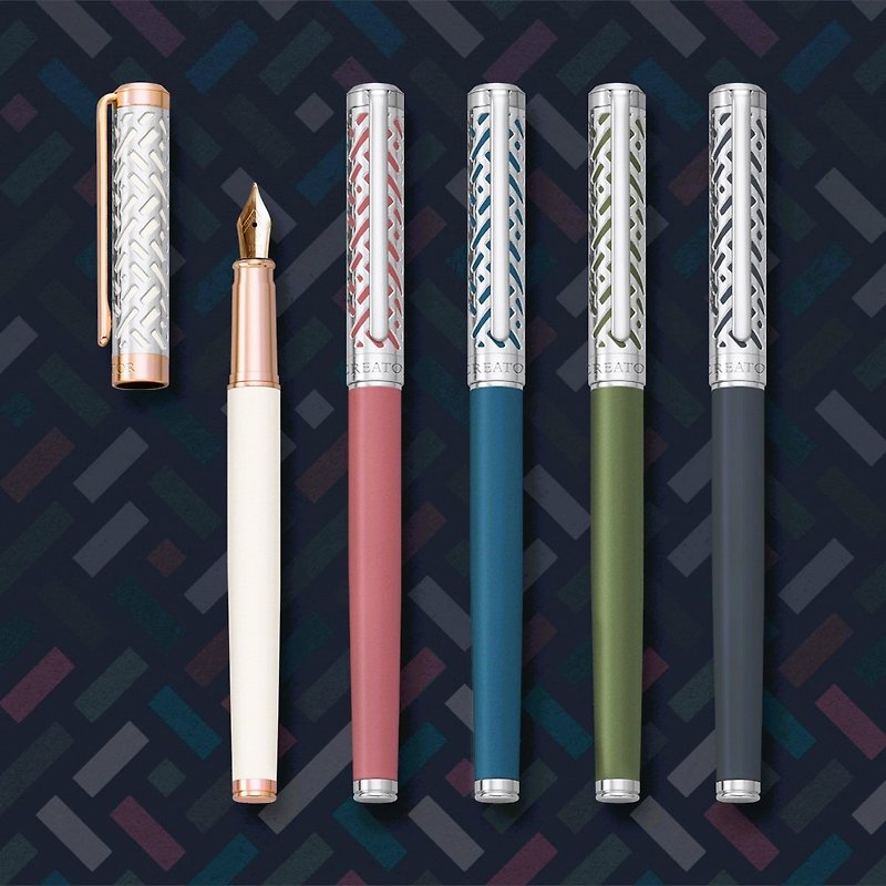 [Graduation Gift] IWI Creator Series Pen#Free Engraving - Fountain Pens - Other Metals Multicolor
