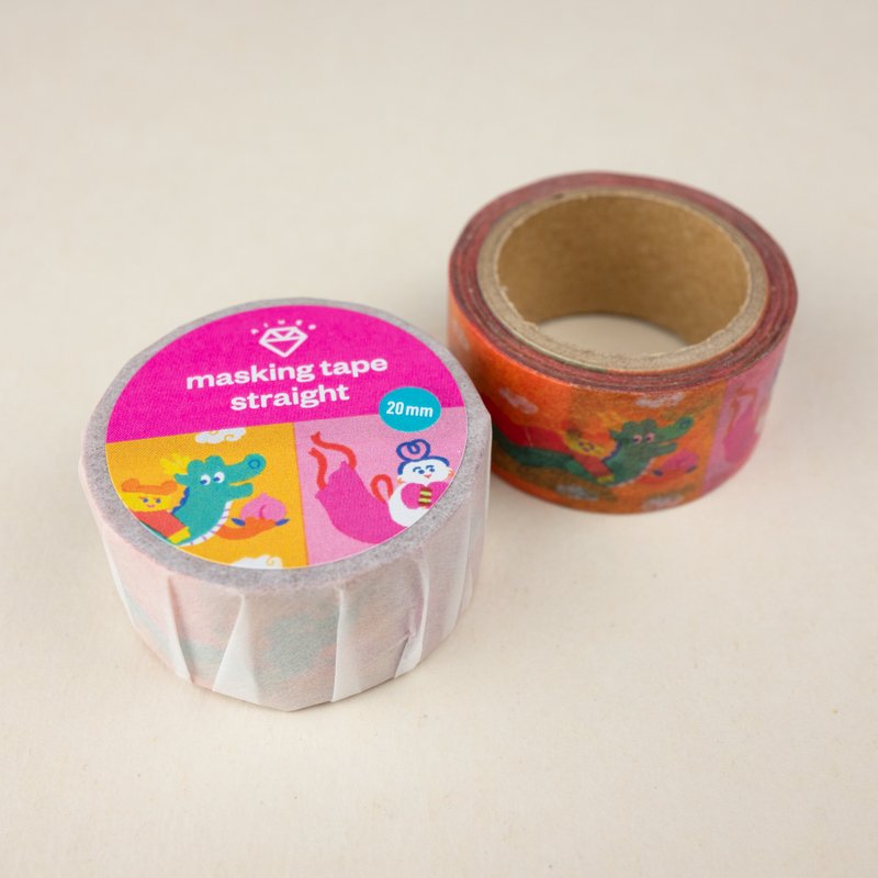 マスキングテープ Chatty - 紙膠帶/和紙/PET - 紙 多色