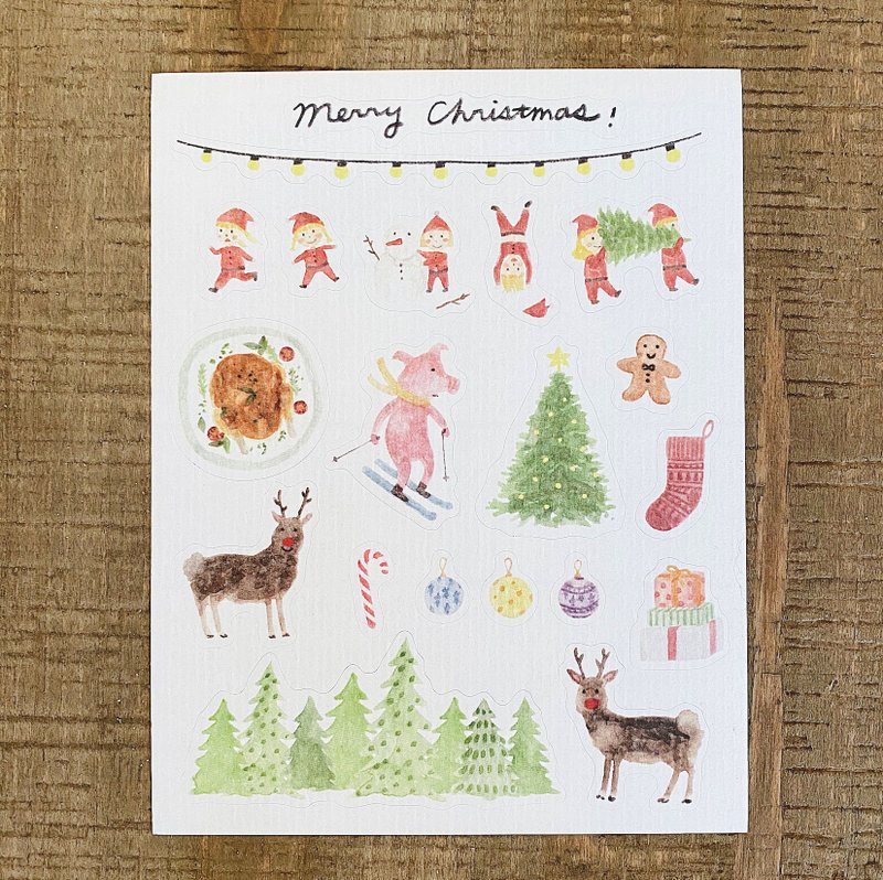 A Little Bit of Christmas / Sticker Sheet - สติกเกอร์ - กระดาษ 