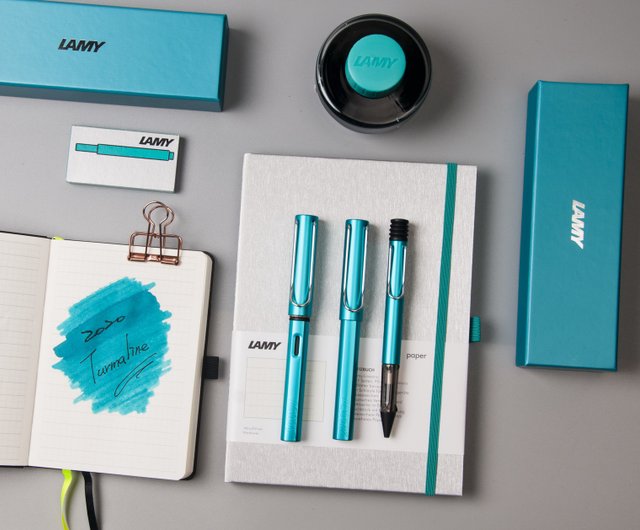 LAMY 万年筆+ペンケース ギフトボックス/AL スター スター