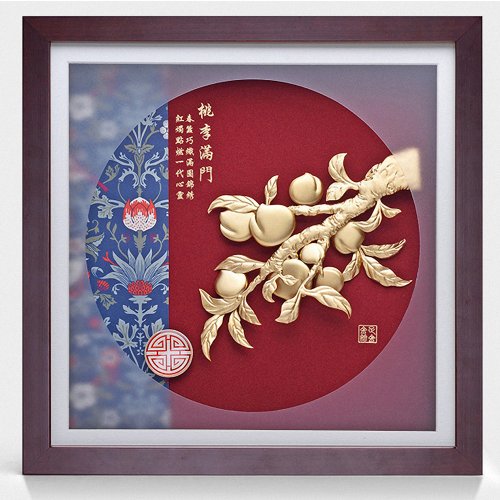 鹿港窯 禮品館 桃李滿門│教育界禮物、謝師禮品特別推薦│金箔畫│母親節禮盒