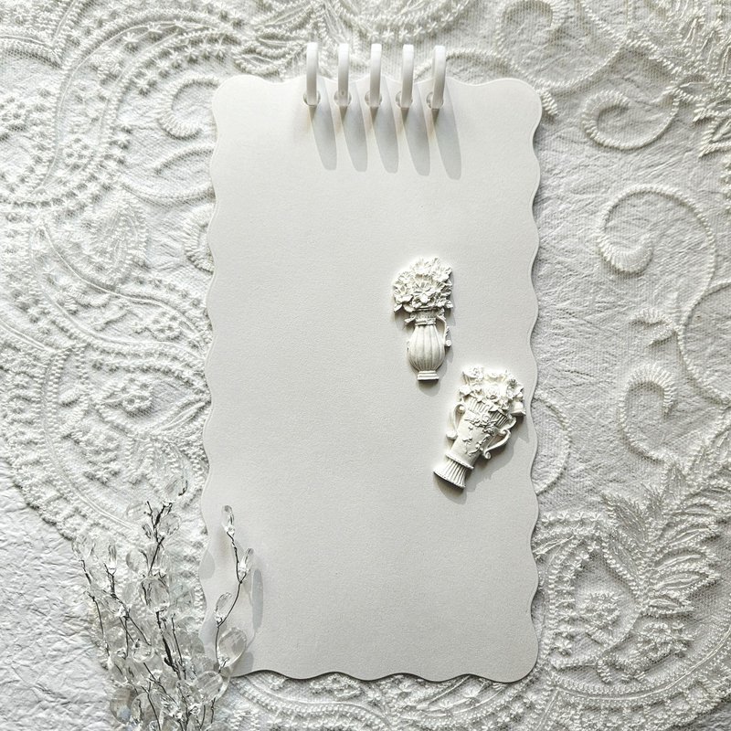 Wavy Rectangle Note - 便條紙/便利貼 - 紙 