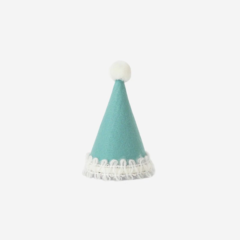 BonBon Hat 貓咪魔法巫師帽 - Aqua Mint - 寵物衣服 - 羊毛 透明