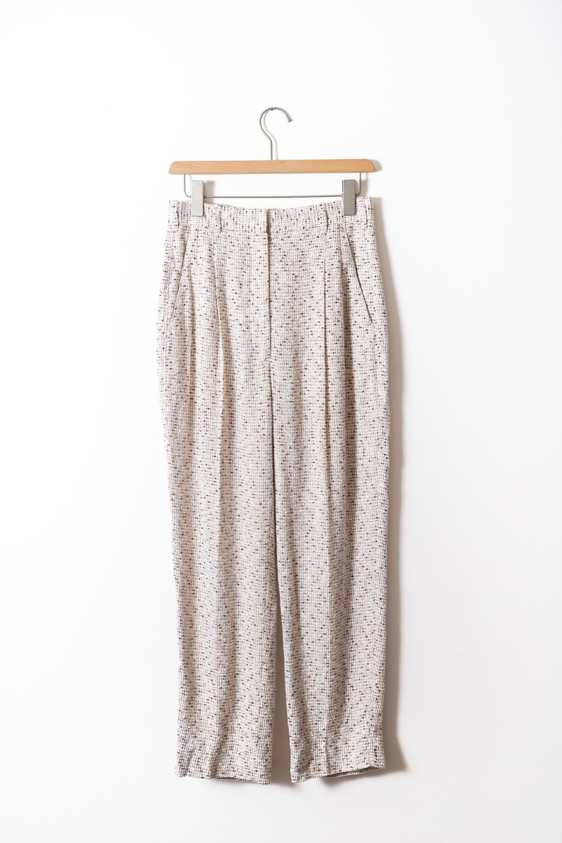 Innocence Department Store Vintage vintage trousers woolen woven trousers TR.009 - Women's Pants - Polyester Multicolor