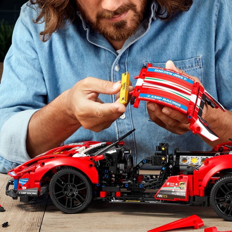 LEGO 42125 動力科技系列 Ferrari 488 GTE  AF Corse 51 - 桌遊/卡牌 - 其他材質 