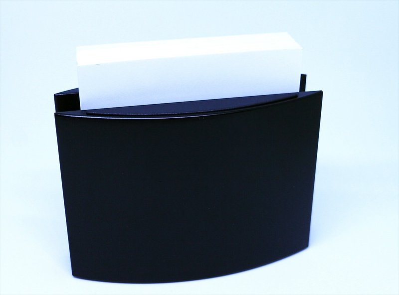 [Special offer] Early antiques-German Lerche simple black note paper holder - Sticky Notes & Notepads - Other Metals Black