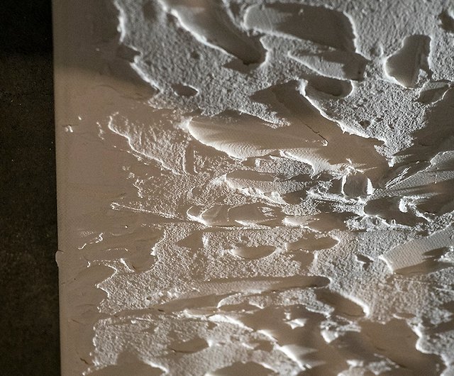 Three-dimensional plaster painting [sand trowel] large / stock / handmade /  shooting background - Shop Lo + art studio Posters - Pinkoi