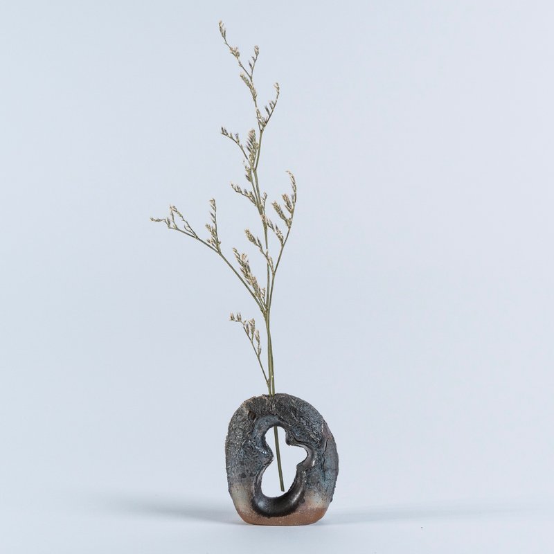 No.20 Flower Arrangement | Incense sticks Holder | Cloud Clay | Ceramics - Fragrances - Pottery Brown