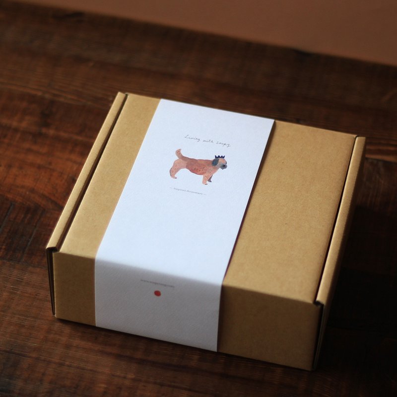 Square small gift box - วัสดุห่อของขวัญ - กระดาษ 