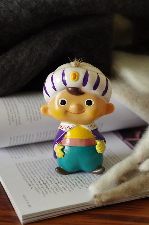 金銀寶貝 金銀寶貝 超可愛日本銀行企業娃娃存錢筒 異國風王子 W460