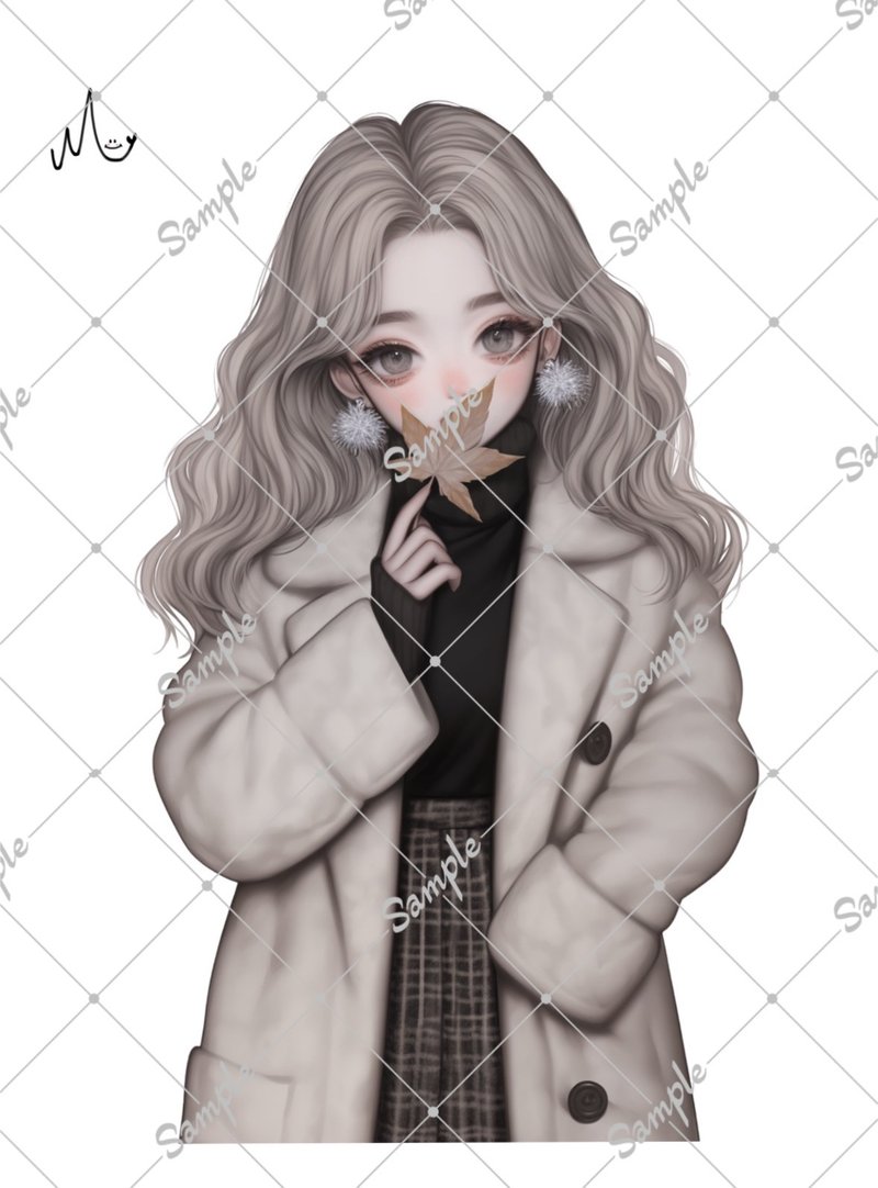 オリジナル人物ステッカー - 貼紙 - 紙 