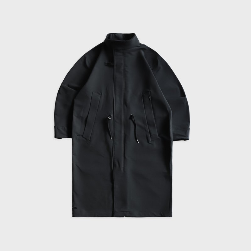 DYCTEAM - RePET M65 long coat - 男夾克/外套 - 其他材質 黑色