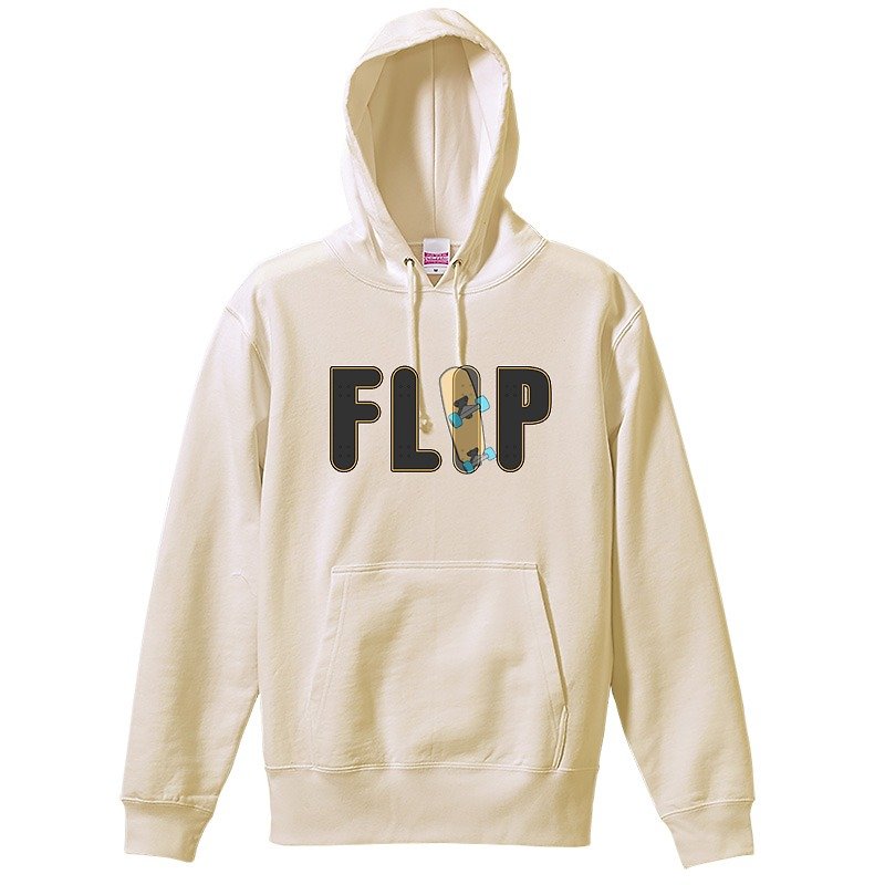 [Sweat hoodie] FLIP - Unisex Hoodies & T-Shirts - Cotton & Hemp White